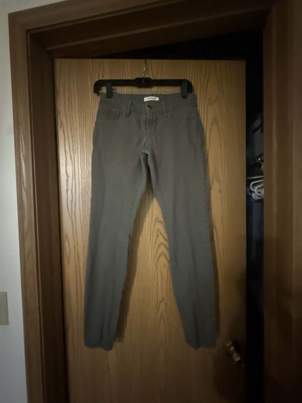 Refuge Skin Tight Legging Pants Olive Green Size 6